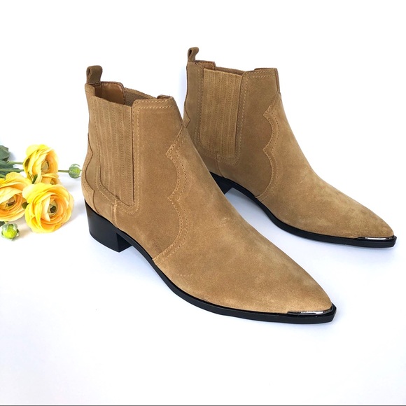 Marc Fisher Shoes - Marc Fisher • Yohani Western Style Suede Booties